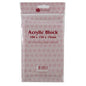 Woodware Acryclic Block 100x150x15mm