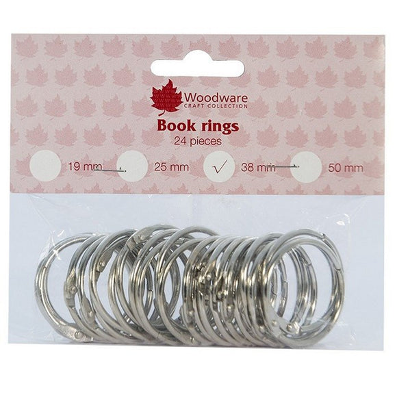 Woodware 38mm Book Rings