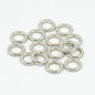 Closed Rings 8mm - Antique Silver