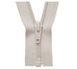 36cm Nylon Open End Medium Weight Zip Ivory
