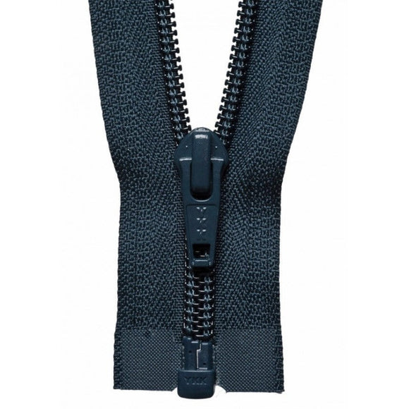 46cm Nylon Open End Medium Weight Zip Dark Navy