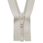 46cm Nylon Open End Medium Weight Zip Ivory