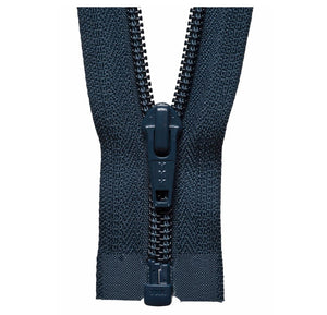 56cm Nylon Open End Medium Weight Zip Dark Navy