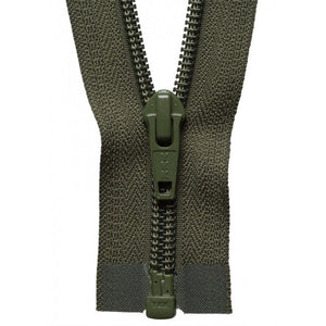 66cm Nylon Open End Medium Weight Zip Khaki