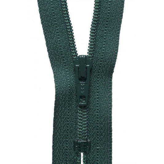 20cm Nylon Dress and Skirt Zip Forest Green