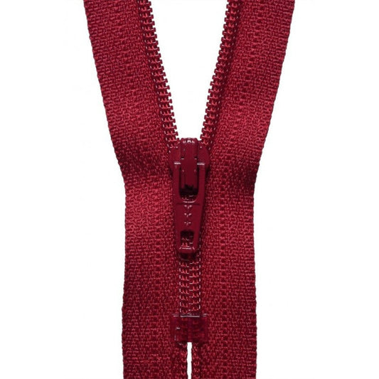 36cm Nylon Dress and Skirt Zip Scarlet Berry