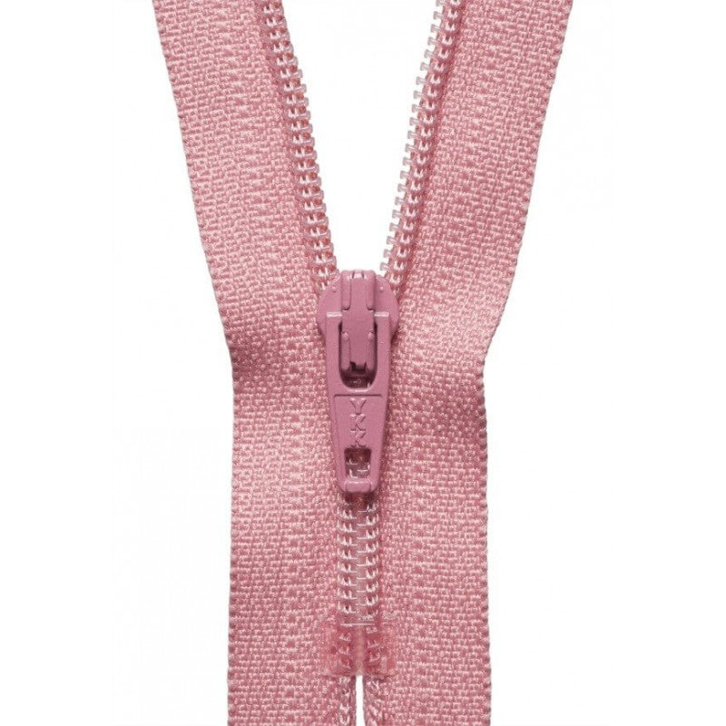 56cm Nylon Dress and Skirt Zip Dusky Pink