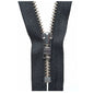 18cm Metal Trouser Zip Black