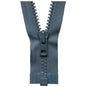 61cm Vislon Open End Heavy Weight Zip Dark Grey