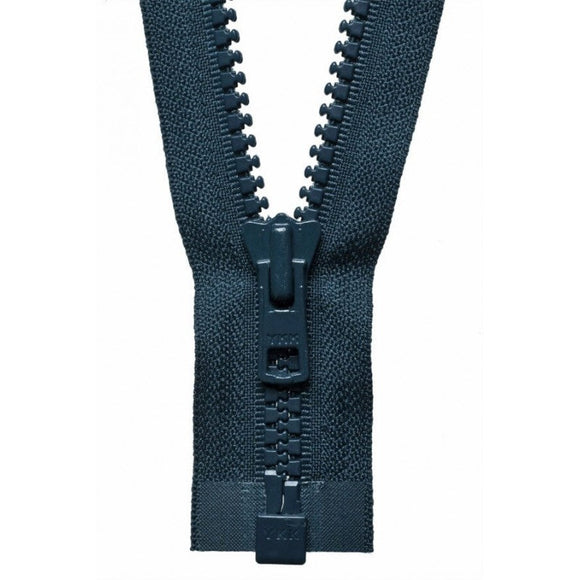 66cm Vislon Open End Heavy Weight Zip Dark Navy