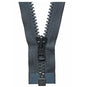 76cm Vislon Open End Heavy Weight Zip Black